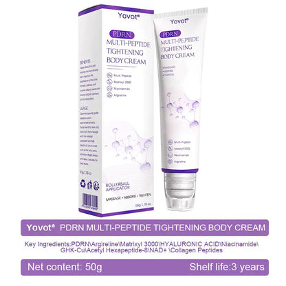 Enjoy an exclusive 30% discount: Yovot® PDRN Multi-Peptide Massaging Body Roller Cream- Anti-aging, Hydrating, Skin Firming & Lifting, Skin Repair, Even Tone, Acne and Dark Spot Treatment, Wart and Mole Removal, and Psoriasis Relief