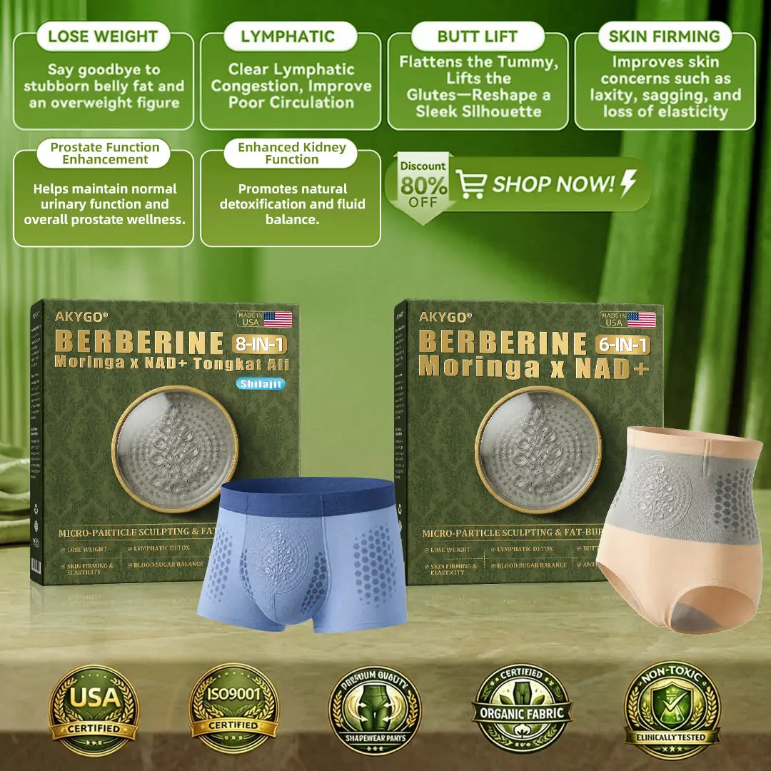 𝐎𝐟𝐟𝐢𝐜𝐢𝐚𝐥 𝐁𝐫𝐚𝐧𝐝 𝐒𝐭𝐨𝐫𝐞 🇬🇧 | AKYGO® 𝟐𝟎𝟐𝟔 𝐌𝐨𝐫𝐢𝐧𝐠𝐚 x 𝐁𝐞𝐫𝐛𝐞𝐫𝐢𝐧𝐞 x 𝐍𝐀𝐃+ 𝟔-𝐈𝐧-𝟏 𝐌𝐢𝐜𝐫𝐨-𝐏𝐚𝐫𝐭𝐢𝐜𝐥𝐞 𝐒𝐜𝐮𝐥𝐩𝐭𝐢𝐧𝐠 & 𝐅𝐚𝐭-𝐁𝐮𝐫𝐧 𝐒𝐡𝐨𝐫𝐭𝐬 (Women + Men with Enhanced Male Vitality Blend)