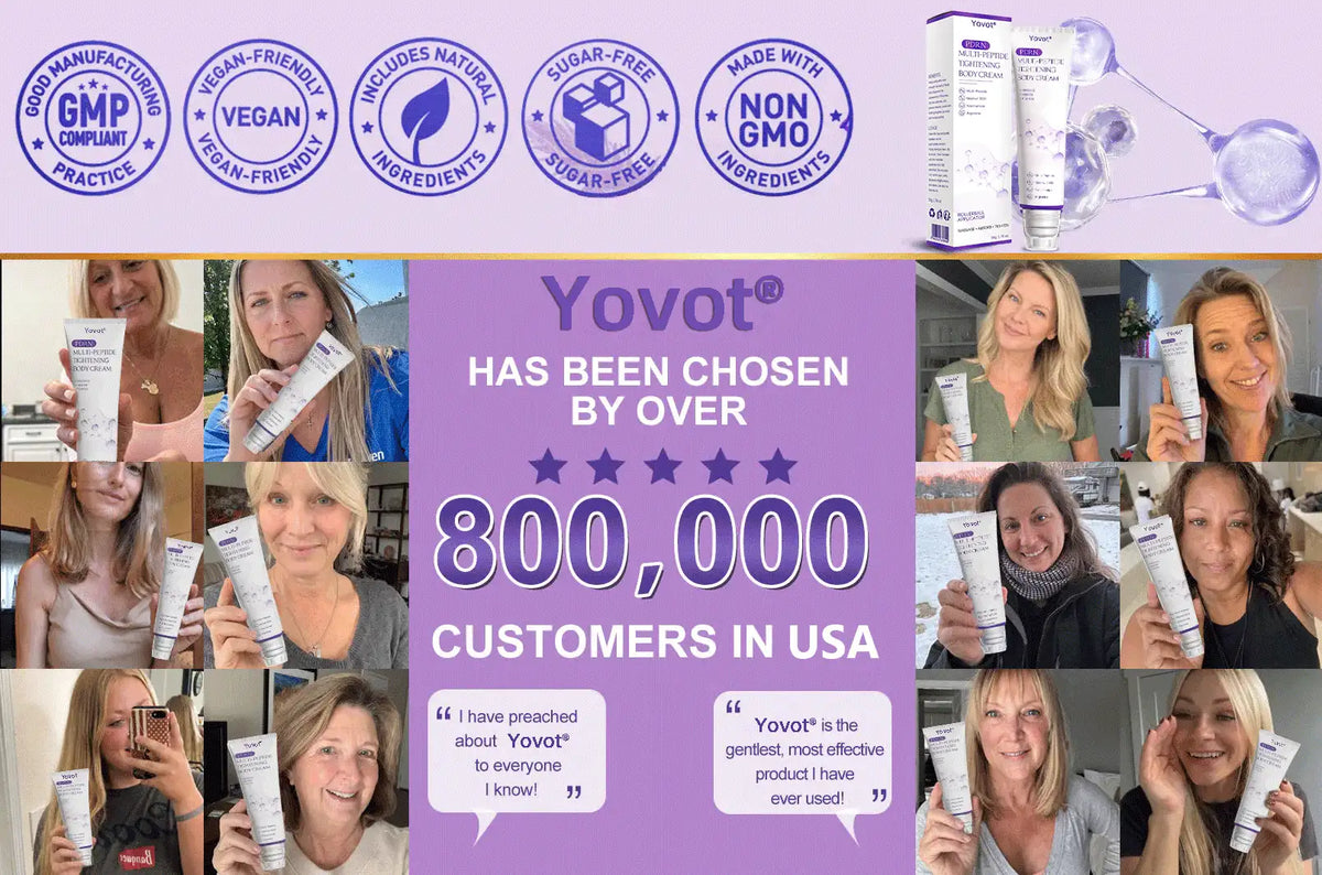 Enjoy an exclusive 30% discount: Yovot® PDRN Multi-Peptide Massaging Body Roller Cream- Anti-aging, Hydrating, Skin Firming & Lifting, Skin Repair, Even Tone, Acne and Dark Spot Treatment, Wart and Mole Removal, and Psoriasis Relief