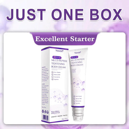 Enjoy an exclusive 30% discount: Yovot® PDRN Multi-Peptide Massaging Body Roller Cream- Anti-aging, Hydrating, Skin Firming & Lifting, Skin Repair, Even Tone, Acne and Dark Spot Treatment, Wart and Mole Removal, and Psoriasis Relief